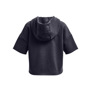 Girls' Project Rock Rival Fleece Script Short Sleeve Hoodie 