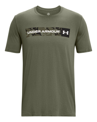 UA CAMO CHEST STRIPE SS 