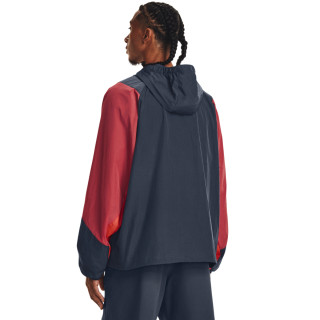 UA RUSH WOVEN 1/2 ZIP ANORAK-GRY 