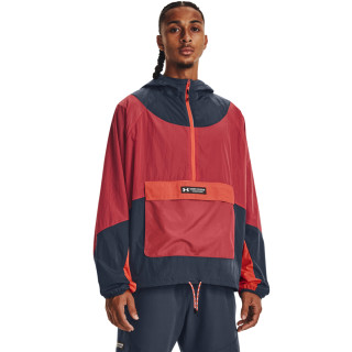 UA RUSH WOVEN 1/2 ZIP ANORAK-GRY 