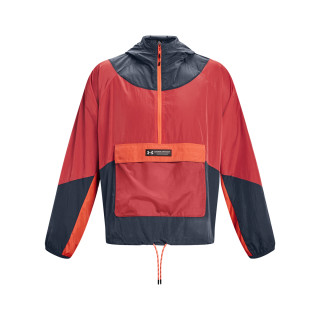 UA RUSH WOVEN 1/2 ZIP ANORAK-GRY 