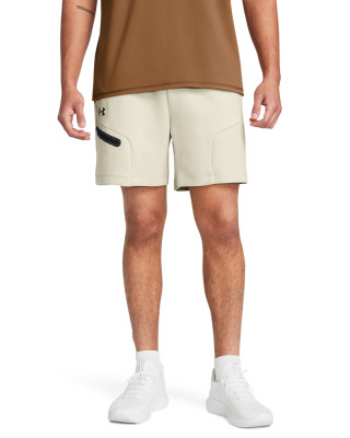 UA UNSTOPPABLE FLC SHORTS-BRN 