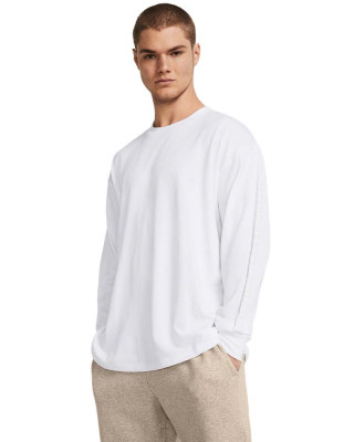 UA HW TONAL WORDMARK LS-WHT 