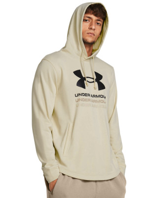 UA RIVAL TERRY GRAPHIC HOOD 