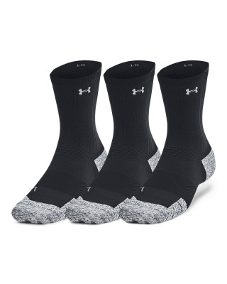 UA AD RUN CUSHION 3PK CREW 