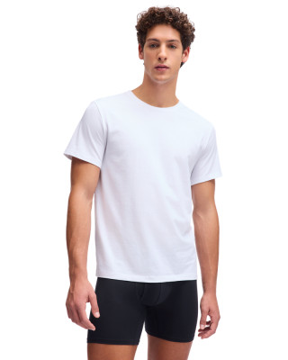 Долна облека PERFORMANCE COTTON UNDERSHIRT - SOLID FITTED CREW NECK 2PK 