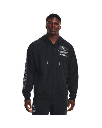 Men's Project Rock Rival Fleece Disrupt Full-Zip 