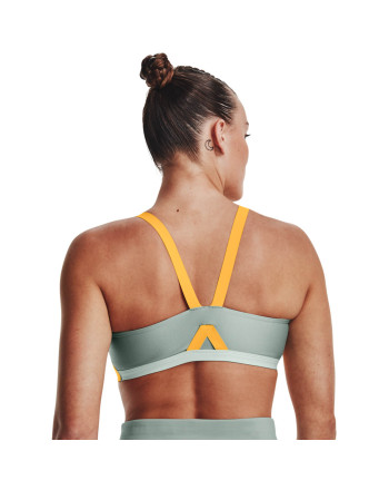Women's UA Infinity Mid High Neck Shine Sports Bra 