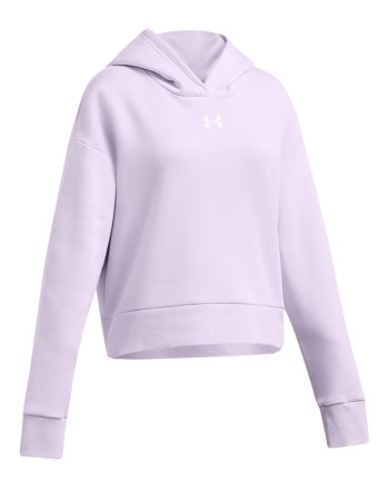 UA RIVAL FLEECE CROP HOODIE 