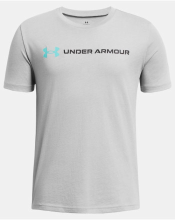 Boys' UA Logo Wordmark Short Sleeve 