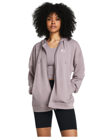 Women's UA Rival Terry Oversized Full-Zip Hoodie 