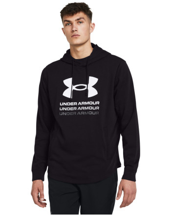 UA RIVAL TERRY GRAPHIC HOOD 