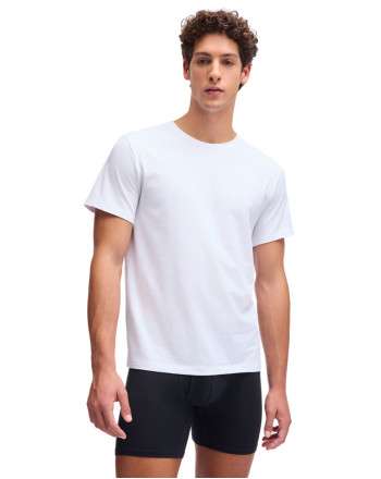 Долна облека PERFORMANCE COTTON UNDERSHIRT - SOLID FITTED CREW NECK 2PK 