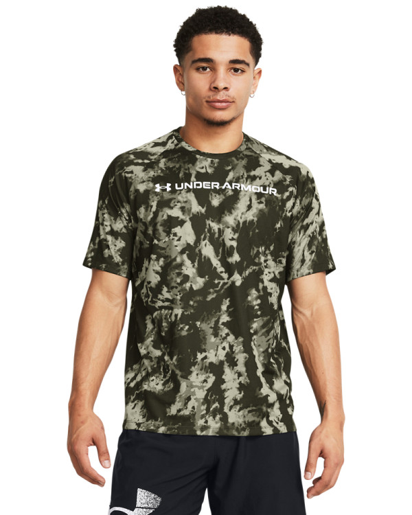 UA TECH ABC CAMO SS 