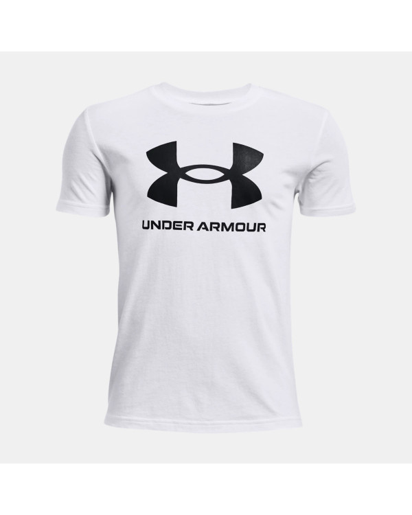 Boy' UA Sportstyle Logo Short Sleeve 