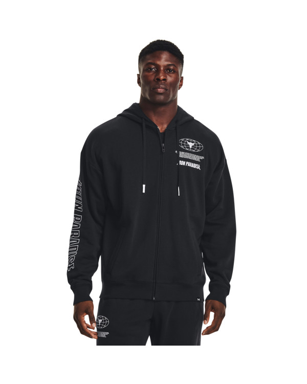 Men's Project Rock Rival Fleece Disrupt Full-Zip 