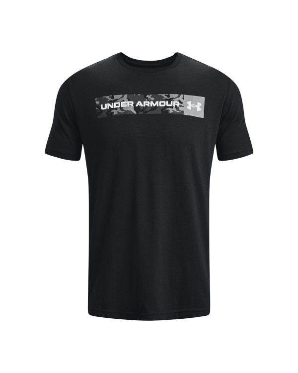 UA CAMO CHEST STRIPE SS 