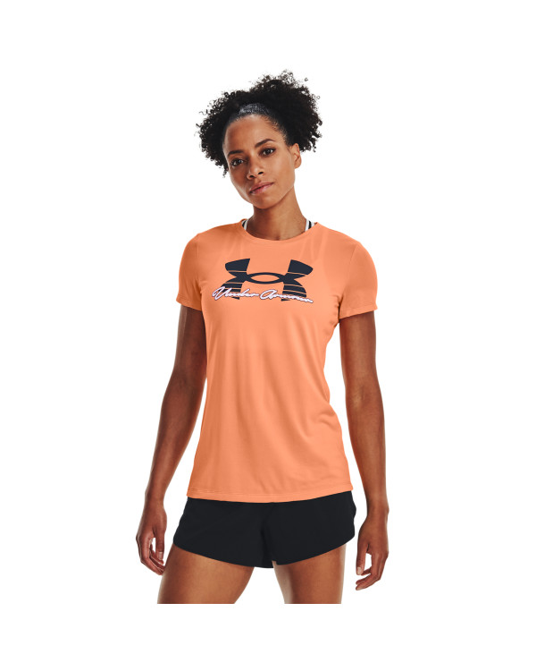 Women's UA Tech™ Script Short Sleeve 