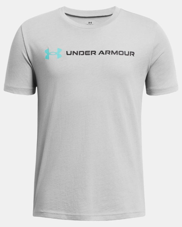 Boys' UA Logo Wordmark Short Sleeve 