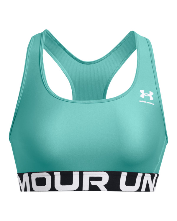 Women's HeatGear® Armour Mid Branded Sports Bra 