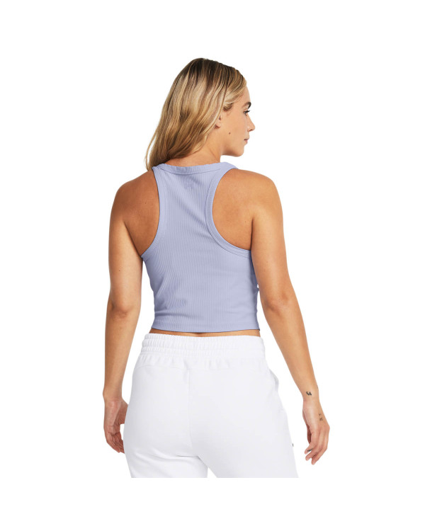 MERIDIAN RIB CROP TANK 