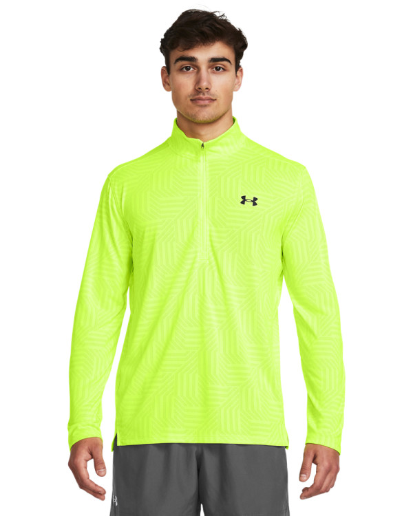 UA TECH VENT GTESSA 1/2 ZIP-GRN 