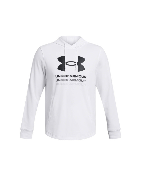 UA RIVAL TERRY GRAPHIC HOOD 