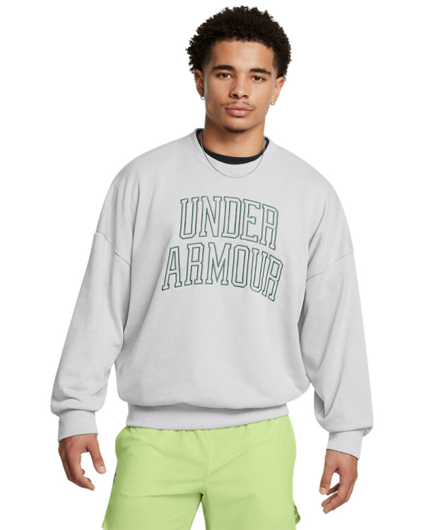 UA ICON HWT TERRY OS CREW 