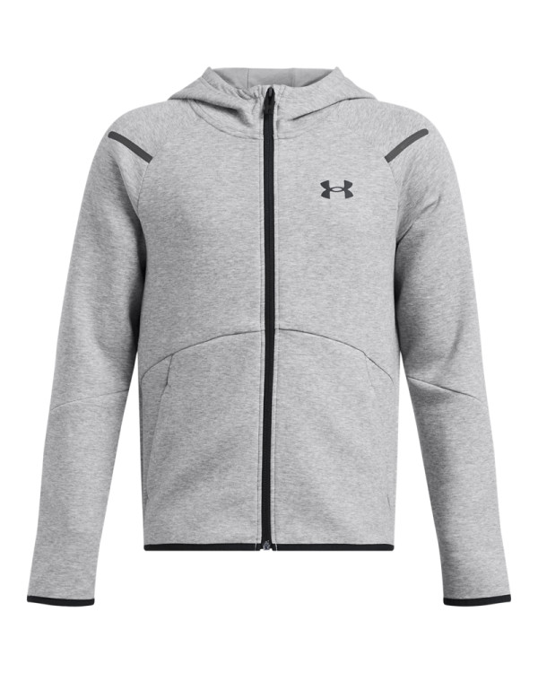 UA Unstoppable Fleece Boys' Full-Zip 
