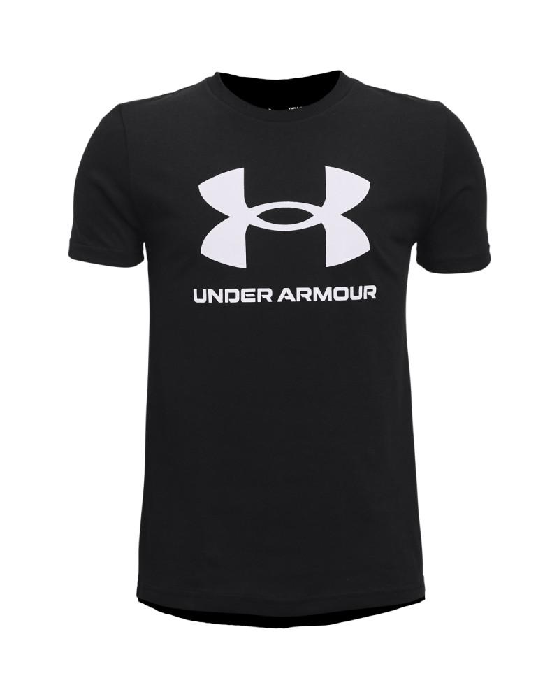 Boy' UA Sportstyle Logo Short Sleeve 