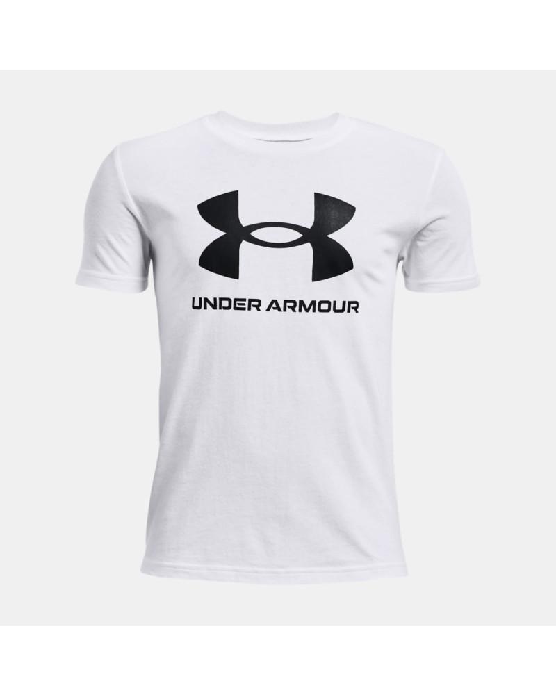 Boy' UA Sportstyle Logo Short Sleeve 