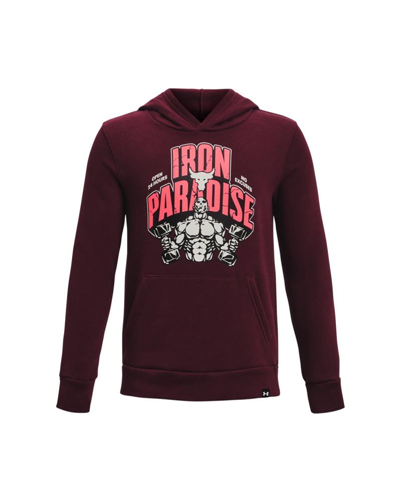 Boys' Project Rock Rival Fleece Home Gym Hoodie 