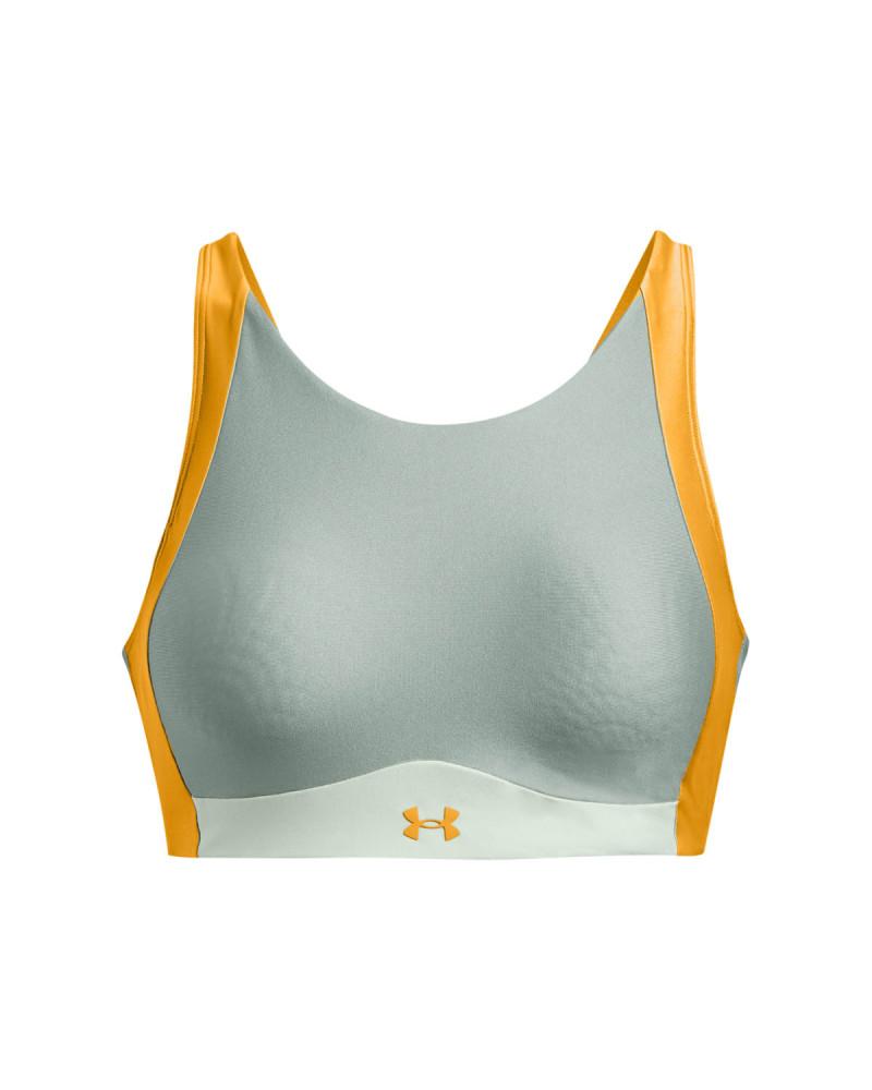 Women's UA Infinity Mid High Neck Shine Sports Bra 