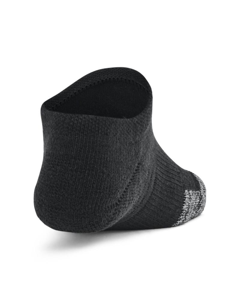 UA HEATGEAR 3PK NO SHOW YTH 