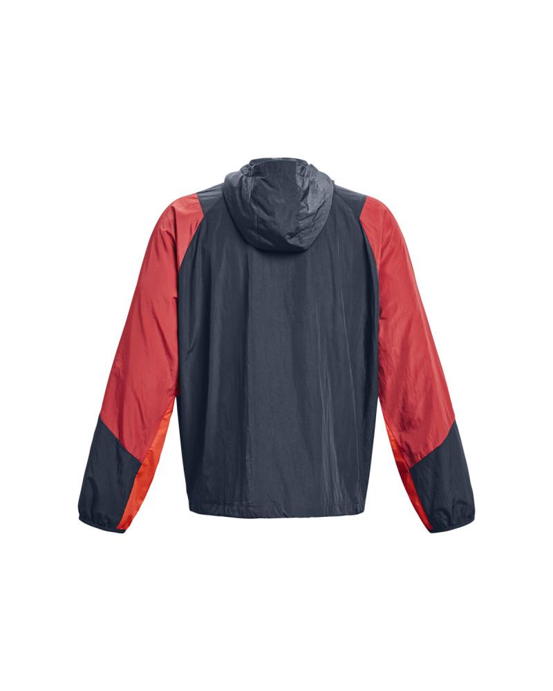 UA RUSH WOVEN 1/2 ZIP ANORAK-GRY 