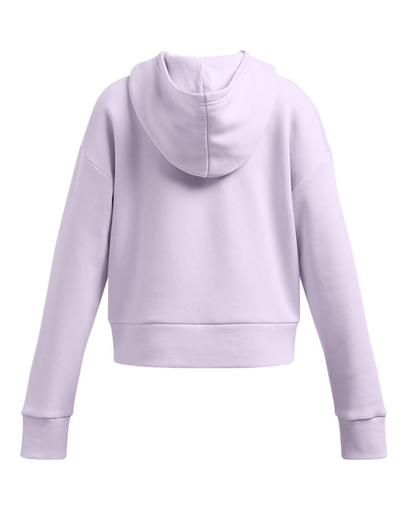 UA RIVAL FLEECE CROP HOODIE 