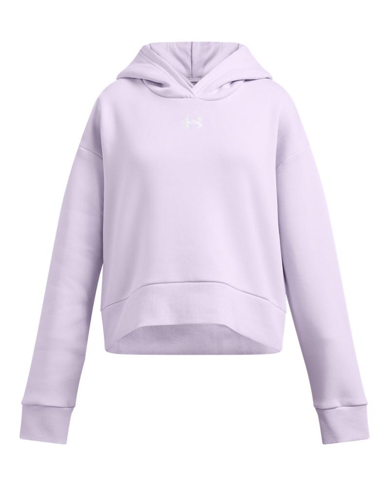 UA RIVAL FLEECE CROP HOODIE 