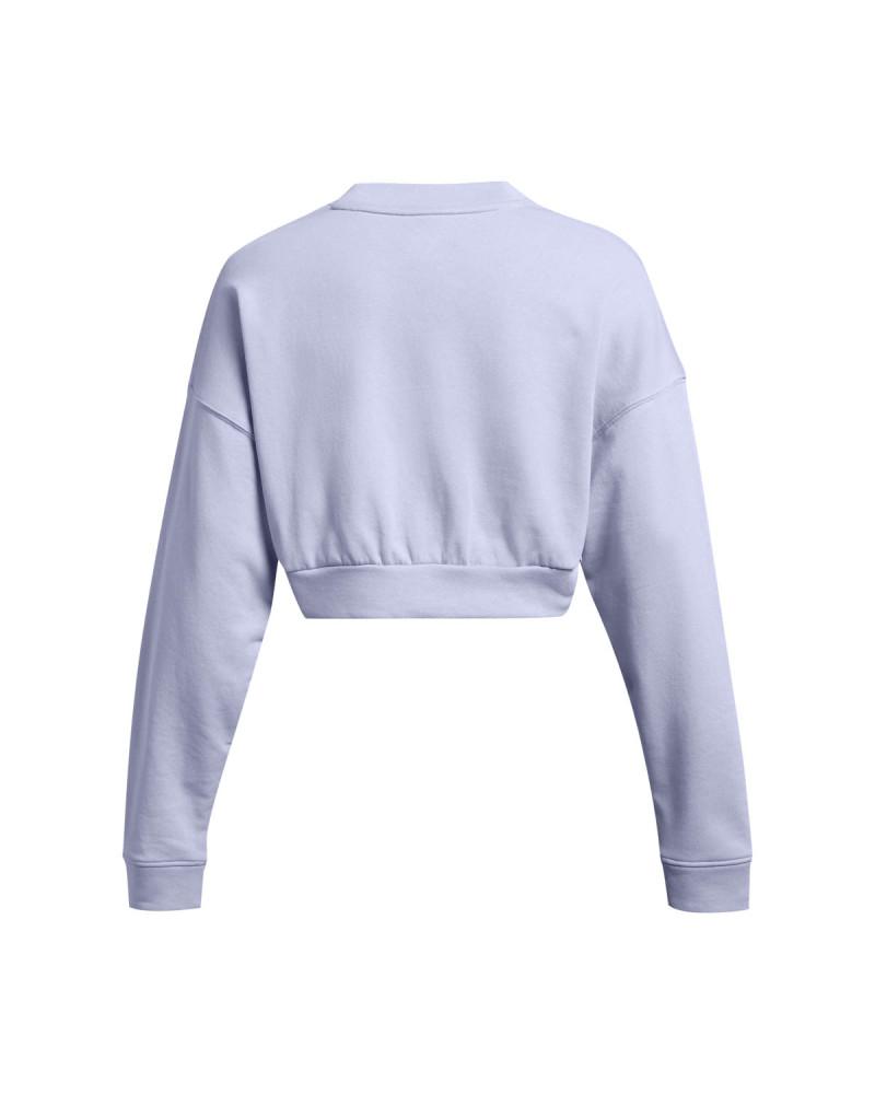 UA RIVAL TERRY OS CROP CRW 