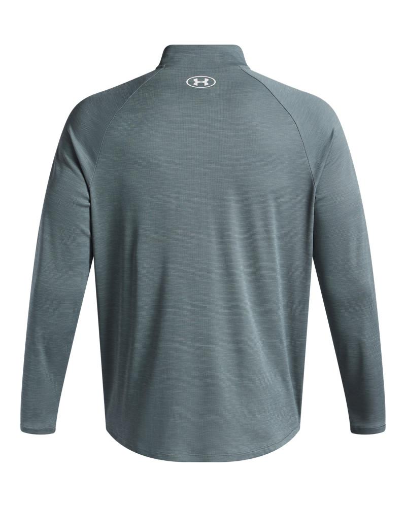 UA TECH TEXTURED 1/2 ZIP 