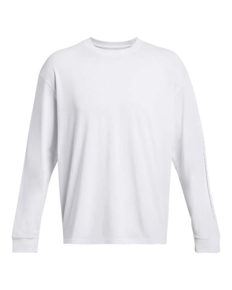 UA HW TONAL WORDMARK LS-WHT 