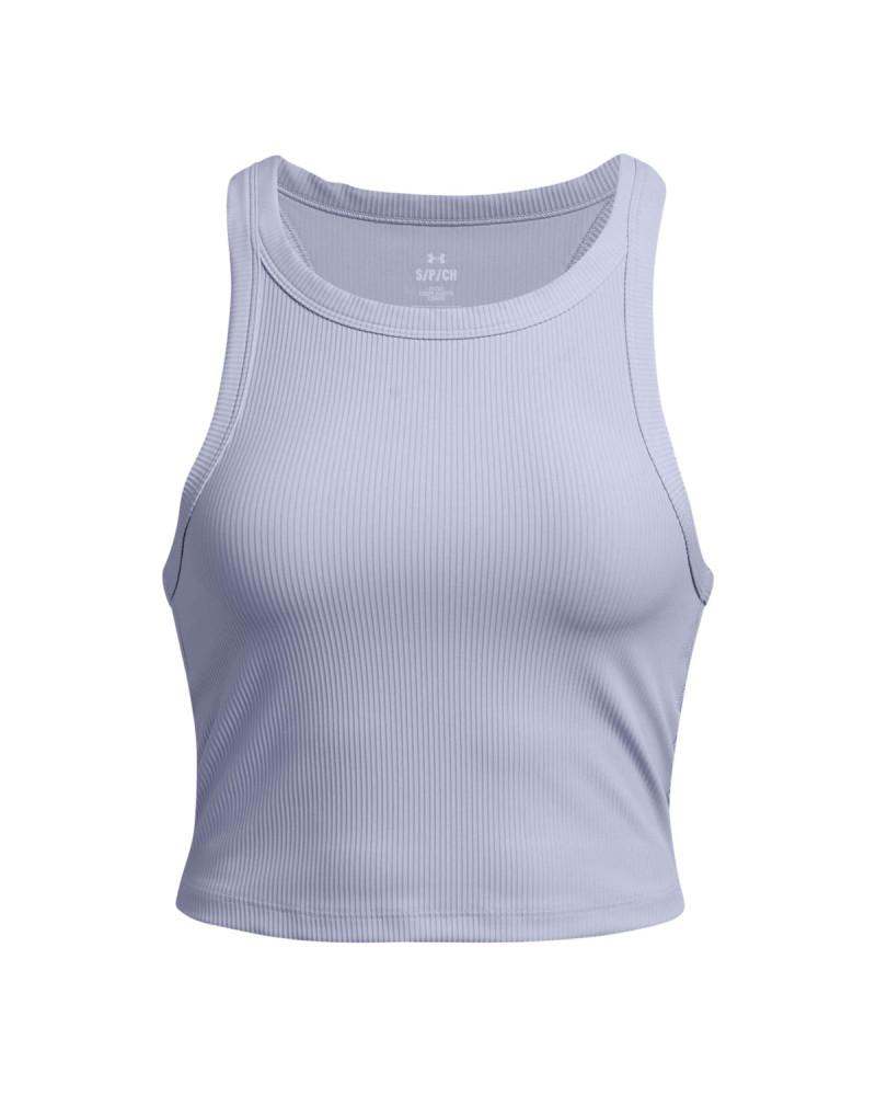 MERIDIAN RIB CROP TANK 