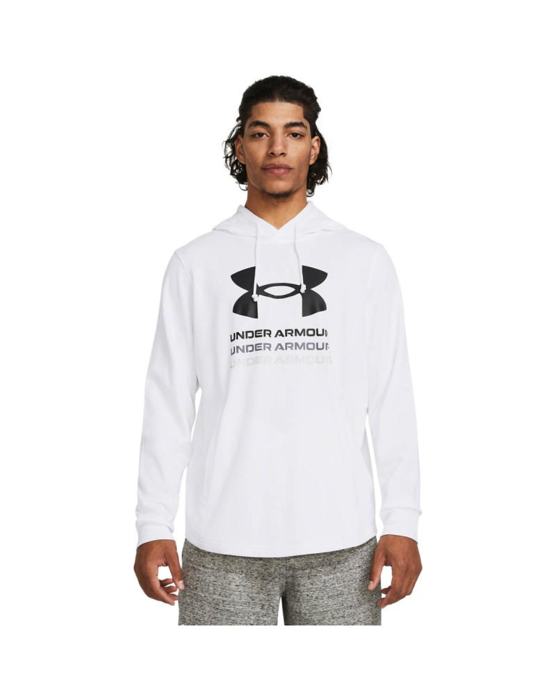 UA RIVAL TERRY GRAPHIC HOOD 