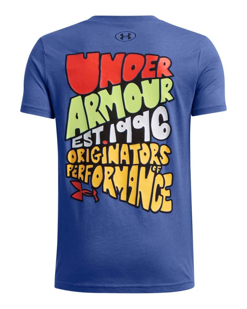 Boys' UA BTS Cartoon Letters Short Sleeve 